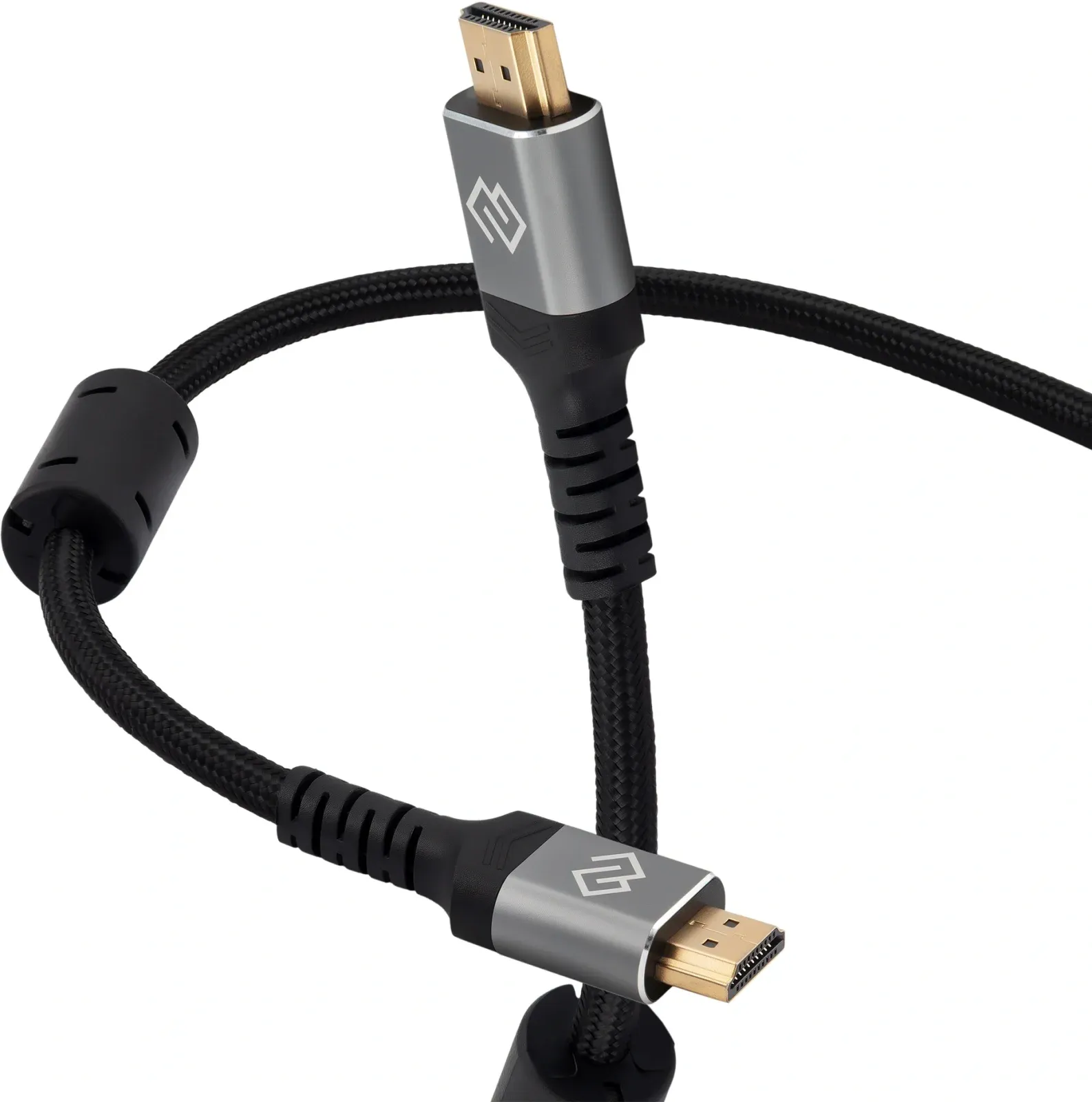 Кабель аудио-видео Digma HDMI m/HDMI m 1.5м. феррит.кольца позолоч.конт. черный D-HDMI-2FF-V2.1-1.5M - фото 6
