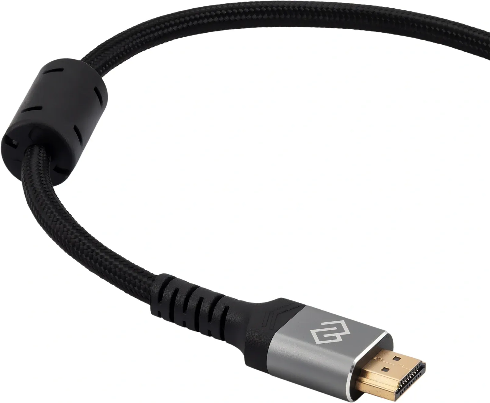Кабель аудио-видео Digma HDMI m/HDMI m 1.5м. феррит.кольца позолоч.конт. черный D-HDMI-2FF-V2.1-1.5M - фото 7