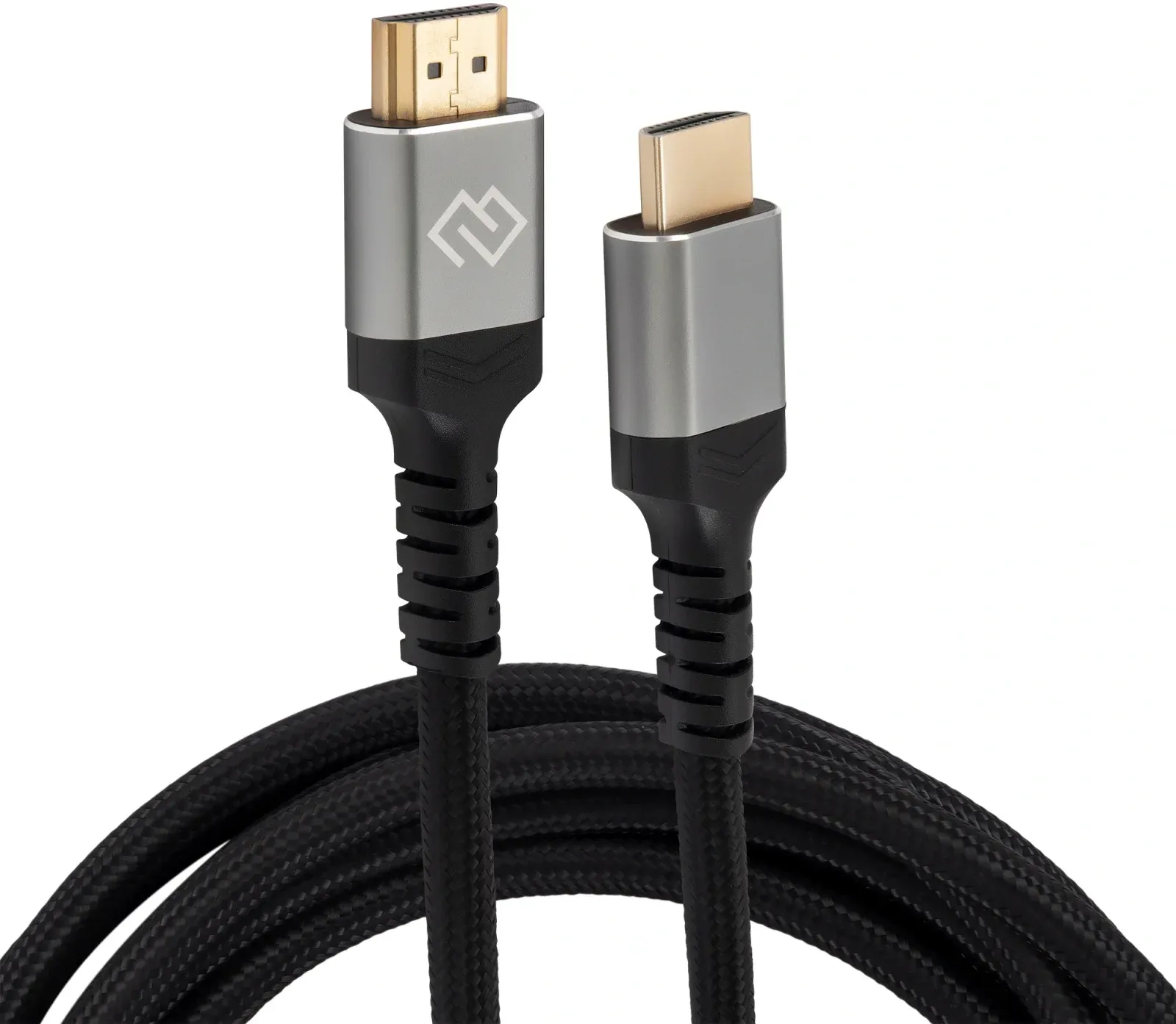 Кабель аудио-видео Digma HDMI m/HDMI m 3м. феррит.кольца позолоч.конт. черный D-HDMI-2FF-V2.1-3M - фото 2