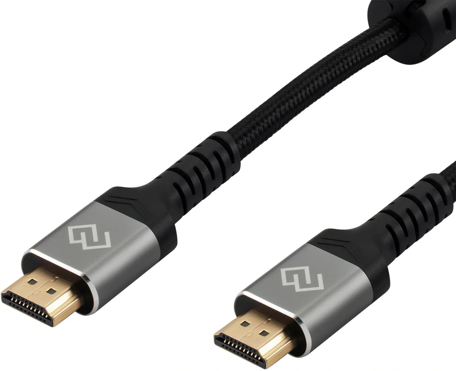 Кабель аудио-видео Digma HDMI m/HDMI m 3м. феррит.кольца позолоч.конт. черный D-HDMI-2FF-V2.1-3M - фото 4