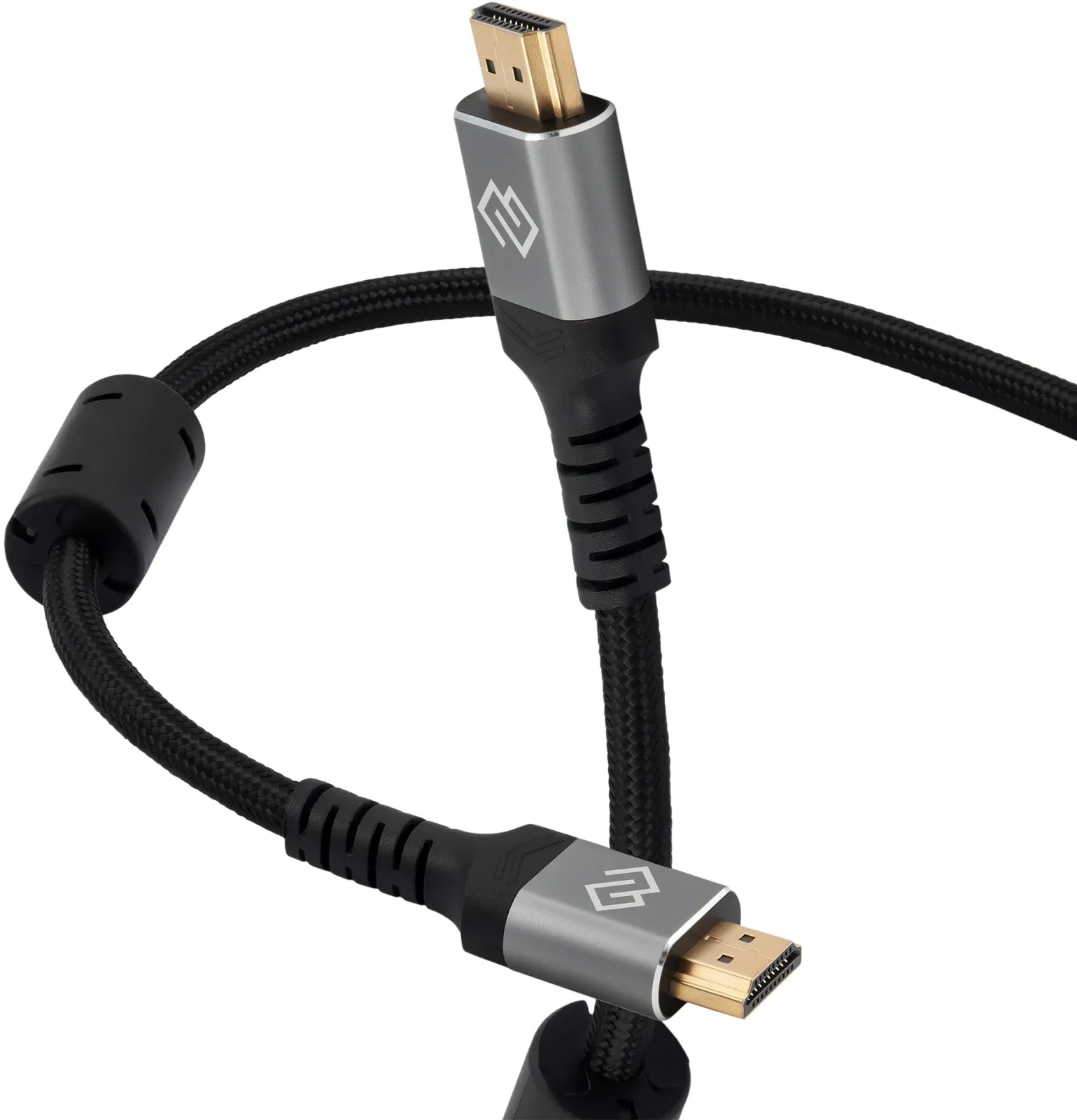 Кабель аудио-видео Digma HDMI m/HDMI m 3м. феррит.кольца позолоч.конт. черный D-HDMI-2FF-V2.1-3M - фото 6