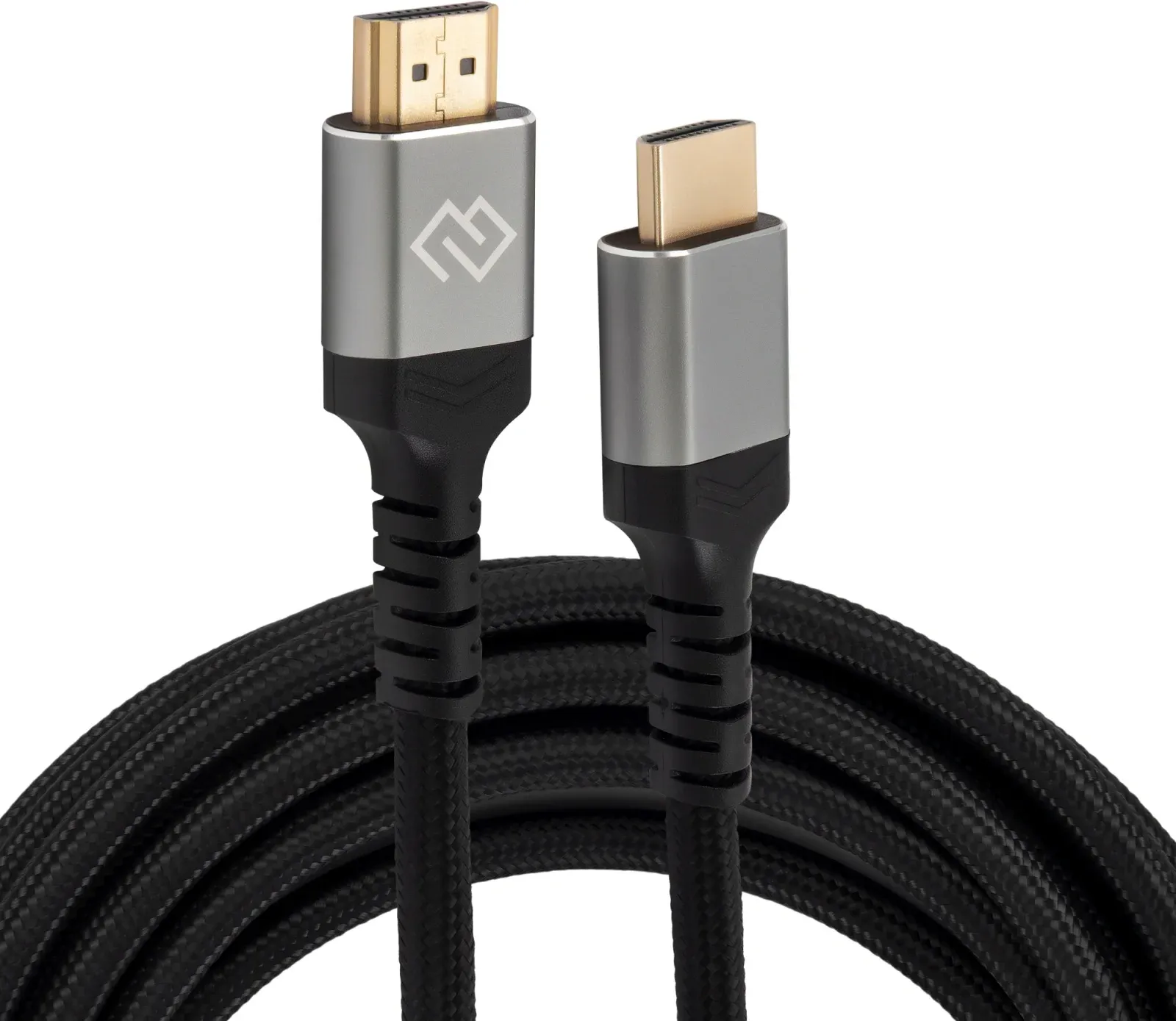 Кабель аудио-видео Digma HDMI m/HDMI m 5м. феррит.кольца позолоч.конт. черный D-HDMI-2FF-V2.1-5M - фото 2