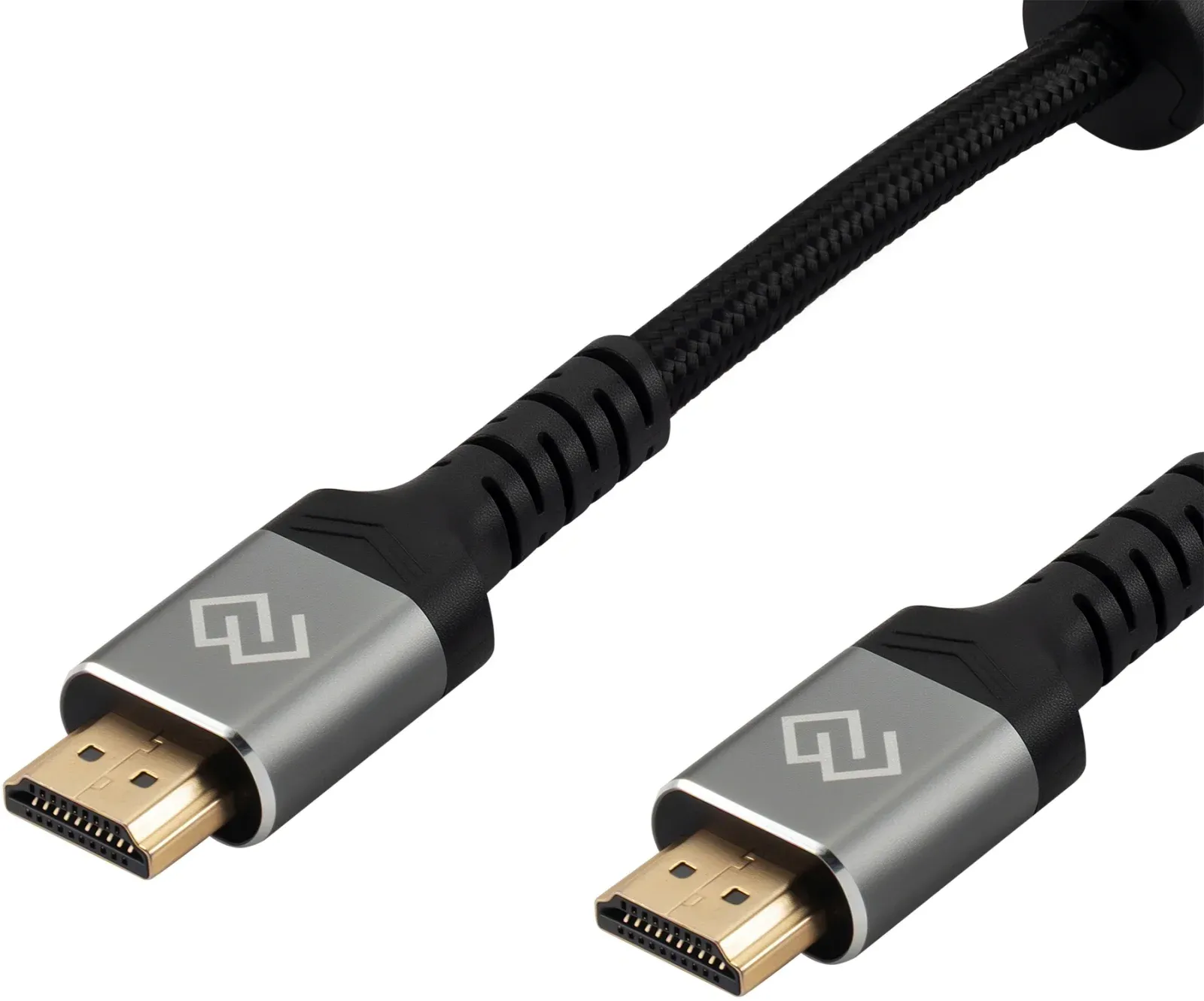 Кабель аудио-видео Digma HDMI m/HDMI m 5м. феррит.кольца позолоч.конт. черный D-HDMI-2FF-V2.1-5M - фото 4