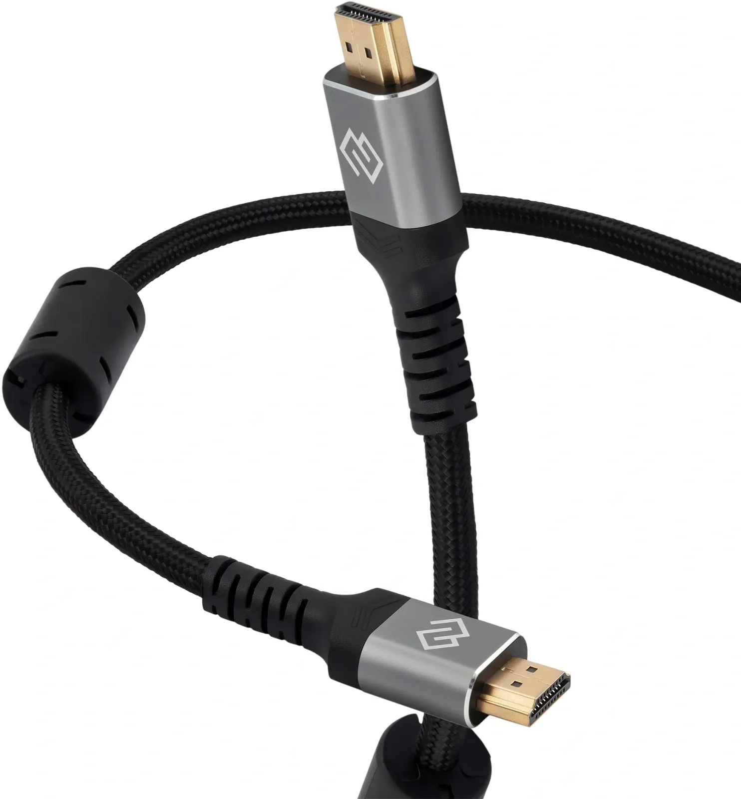 Кабель аудио-видео Digma HDMI m/HDMI m 5м. феррит.кольца позолоч.конт. черный D-HDMI-2FF-V2.1-5M - фото 6