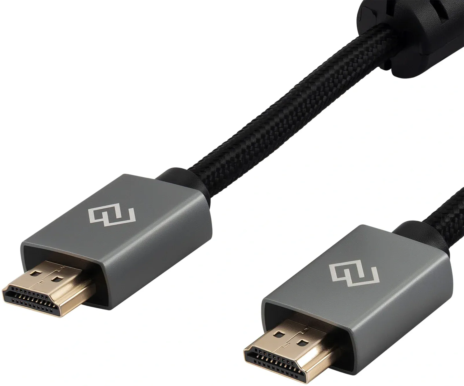 Кабель аудио-видео Digma HDMI m/HDMI m 1.5м. феррит.кольца позолоч.конт. черный D-HDMI-2FF-V2.0-1.5M - фото 4