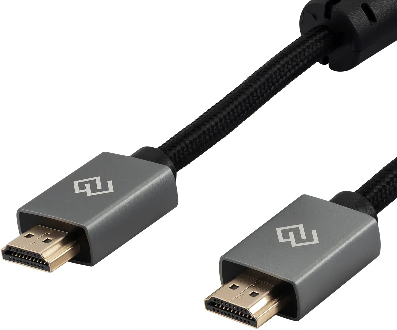 Кабель аудио-видео Digma HDMI m/HDMI m 3м. феррит.кольца позолоч.конт. черный D-HDMI-2FF-V2.0-3M - фото 4