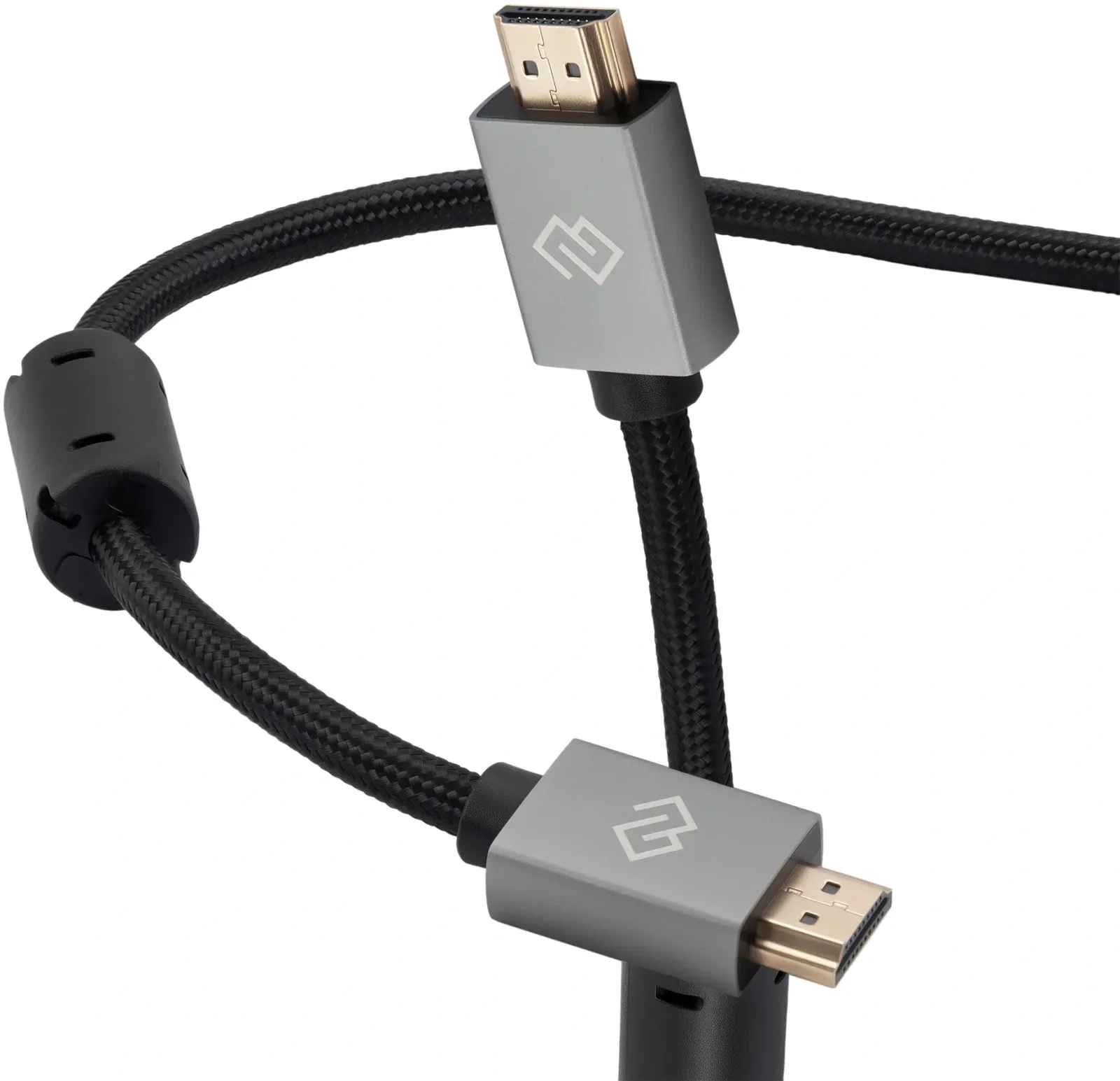 Кабель аудио-видео Digma HDMI m/HDMI m 3м. феррит.кольца позолоч.конт. черный D-HDMI-2FF-V2.0-3M - фото 6