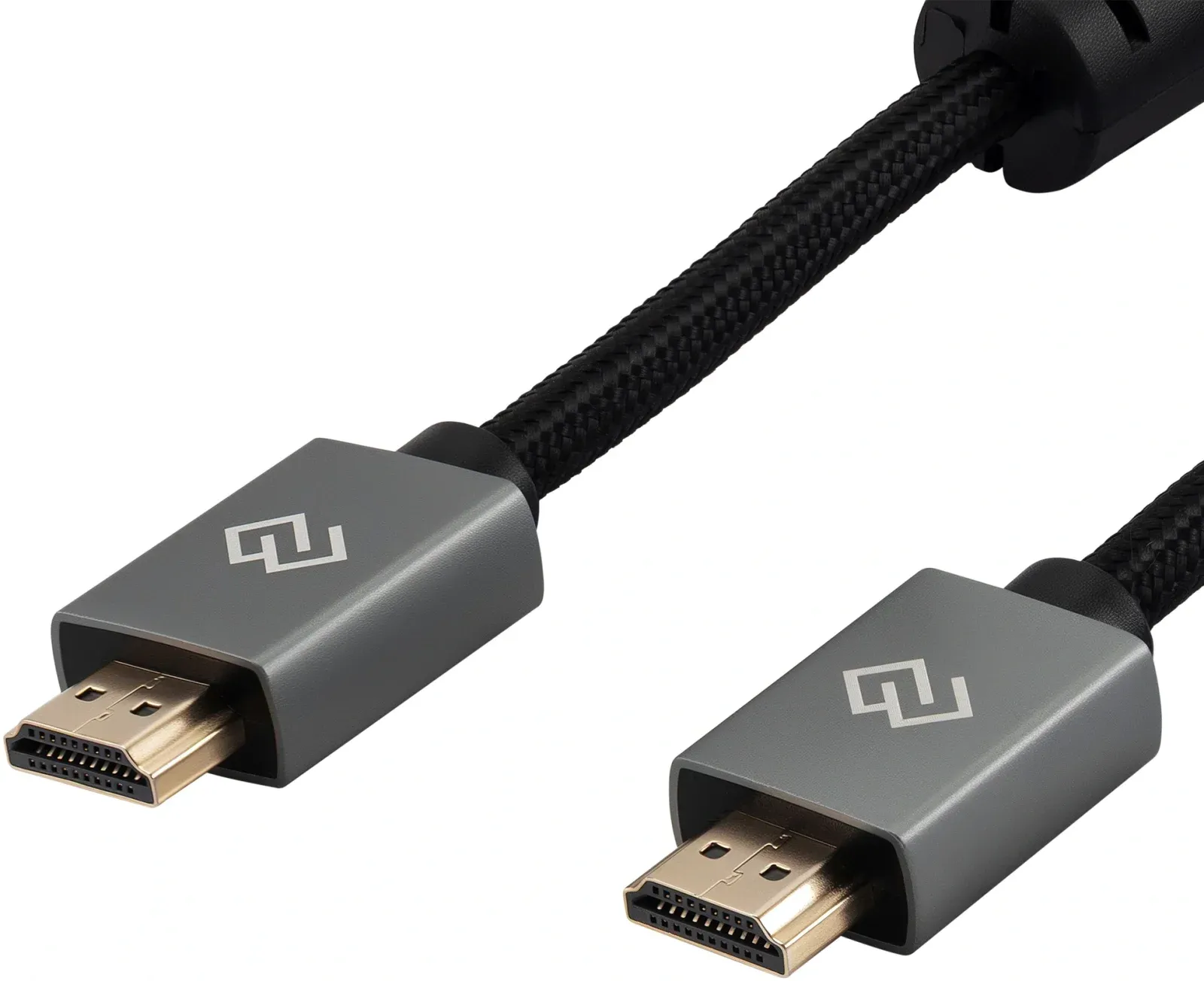 Кабель аудио-видео Digma HDMI m/HDMI m 5м. феррит.кольца позолоч.конт. черный D-HDMI-2FF-V2.0-5M - фото 4