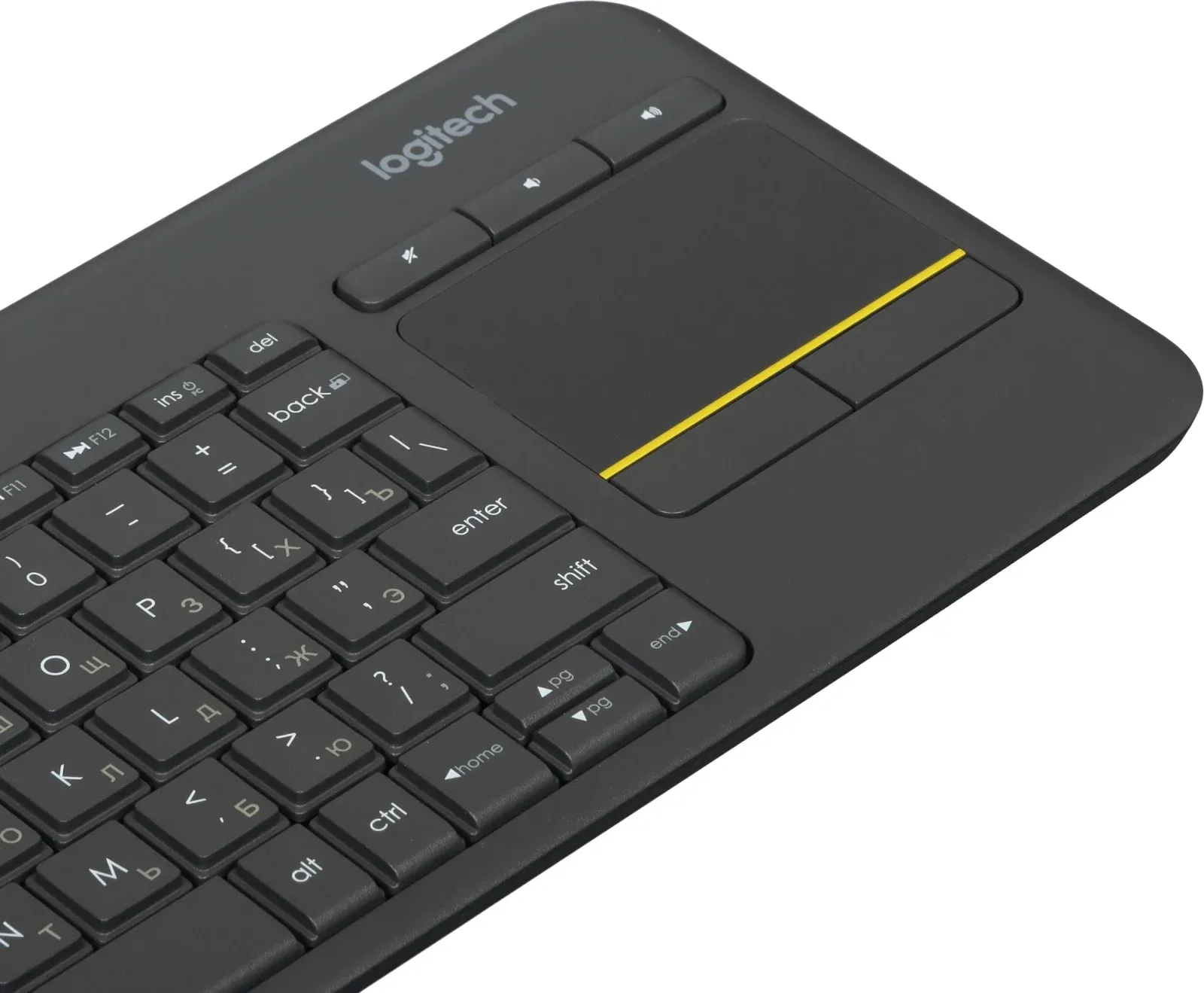 Клавиатуры LOGITECH K400 Plus черный - фото 4