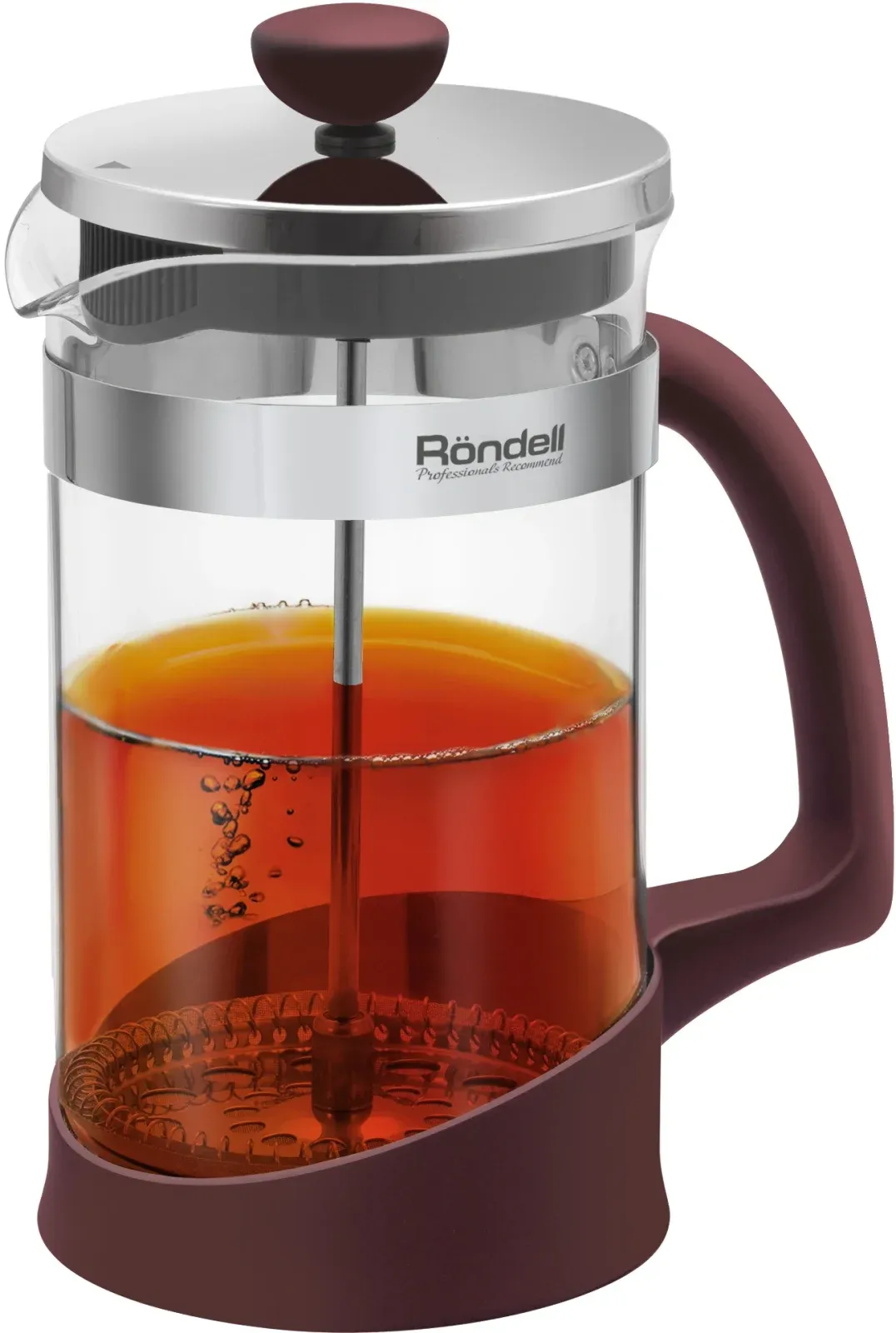 Френч-прессы заварочные чайники RONDELL RDS-1903 бордовый