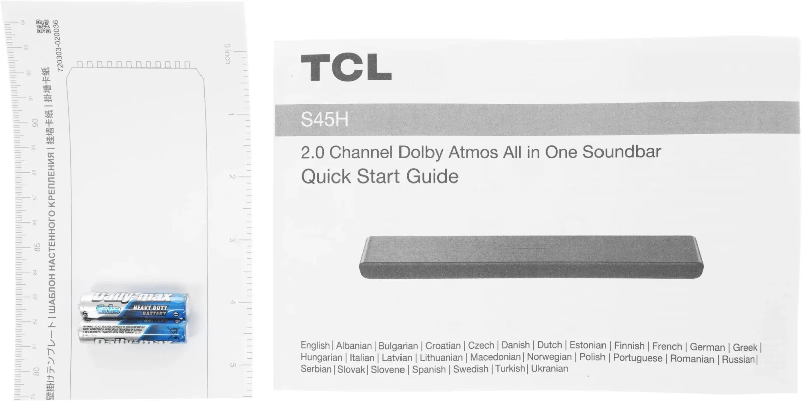 Саундбар TCL S45H 2.0 100Вт серый - фото 5