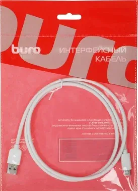 Кабель Buro BU-USB3.2-AC-1MW USB m-USB Type-C m 1м белый пакет - фото 8