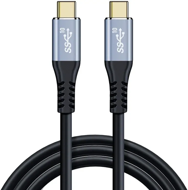 Кабель Premier PD100W/USB 3.1Gen2/4K PCG5916-1.0 USB Type-C m-USB Type-C m 1м черный - фото 2