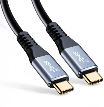 Кабель Premier PD100W/USB 3.1Gen2/4K PCG5916-1.0 USB Type-C m-USB Type-C m 1м черный - фото 3