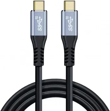 Кабель Premier PD100W/USB 3.1Gen2/4K PCG5916-1.0 USB Type-C m-USB Type-C m 1м черный - фото 4