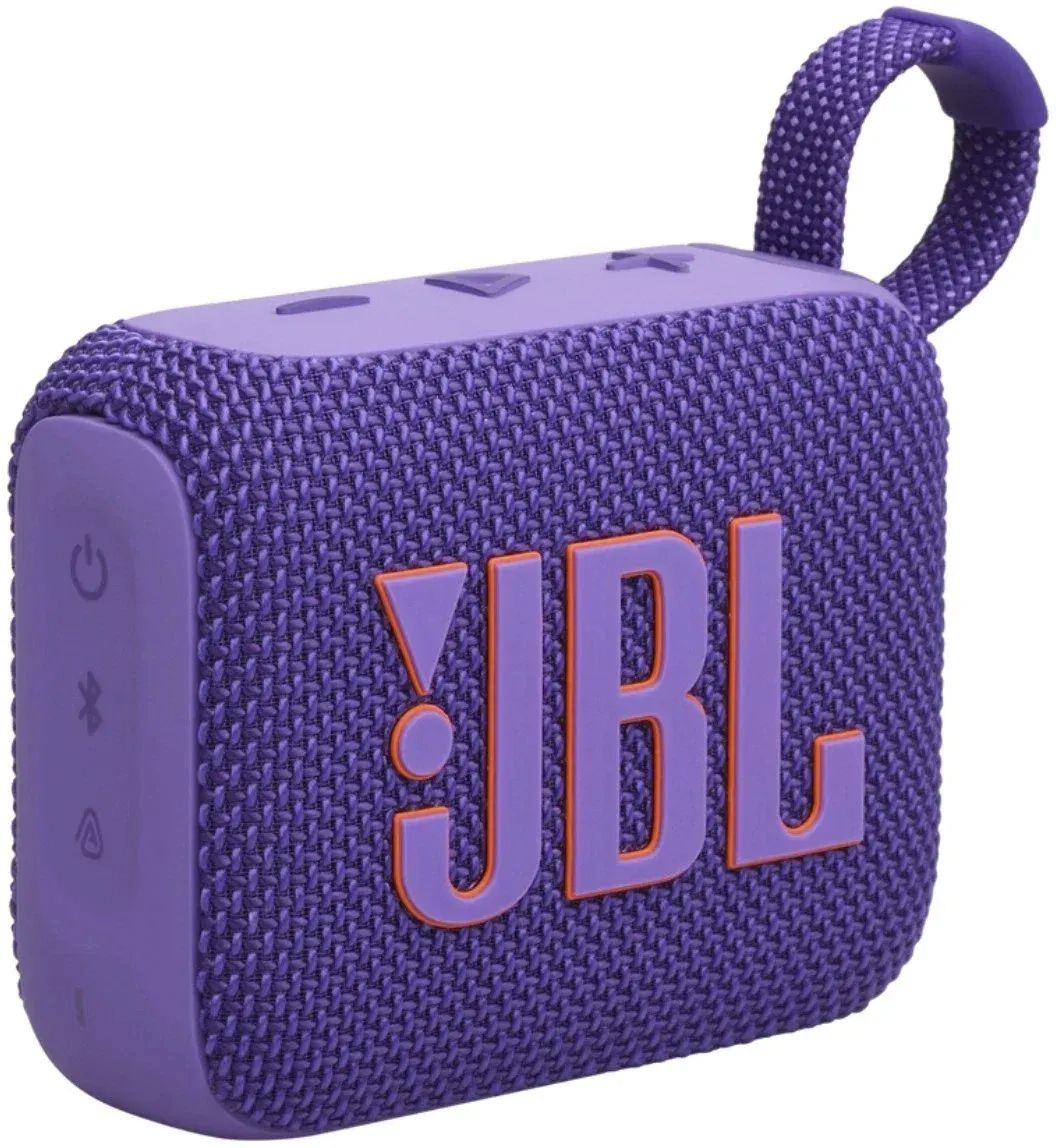 Колонка порт. JBL GO 4 фиолетовый 4.2W 1.0 BT 850mAh JBLGO4PUR - фото 1