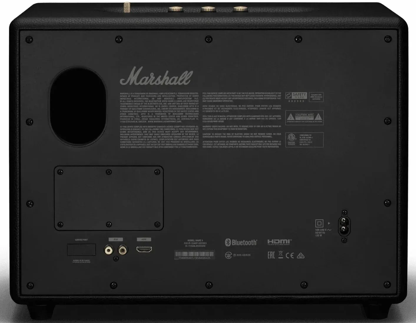 Колонка порт. Marshall Woburn III черный 150W 2.0 BT/3.5Jack 10м - фото 3