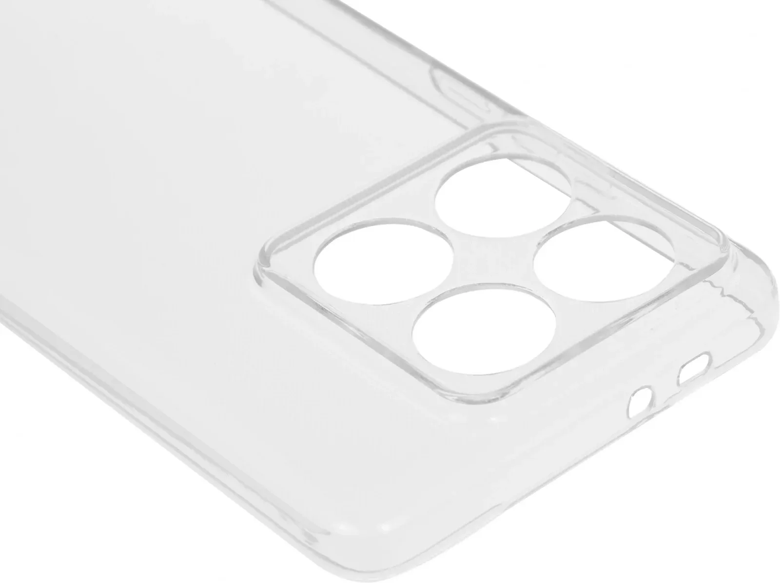 Чехол клип-кейс BoraSCO для Xiaomi 14T Pro Silicone Case прозрачный 73786 - фото 5
