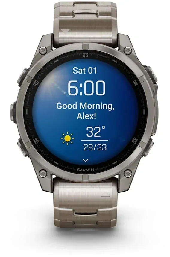Смарт-часы Garmin Fenix fenix 8 47mm 47мм 1.4 AMOLED корп.серый рем.серый разм.брасл.:125-210мм 010-02904-40 - фото 2