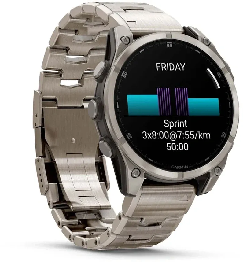 Смарт-часы Garmin Fenix fenix 8 47mm 47мм 1.4 AMOLED корп.серый рем.серый разм.брасл.:125-210мм 010-02904-40 - фото 3