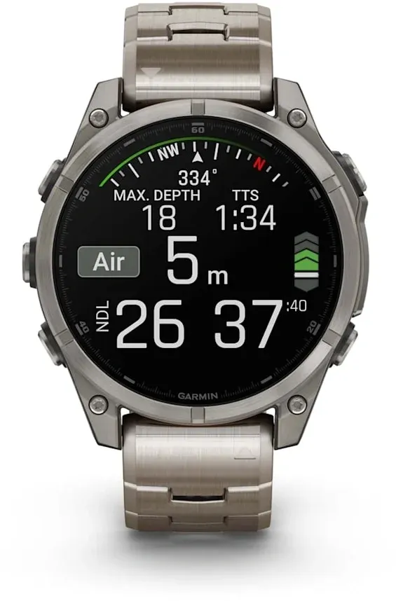 Смарт-часы Garmin Fenix fenix 8 47mm 47мм 1.4 AMOLED корп.серый рем.серый разм.брасл.:125-210мм 010-02904-40 - фото 8