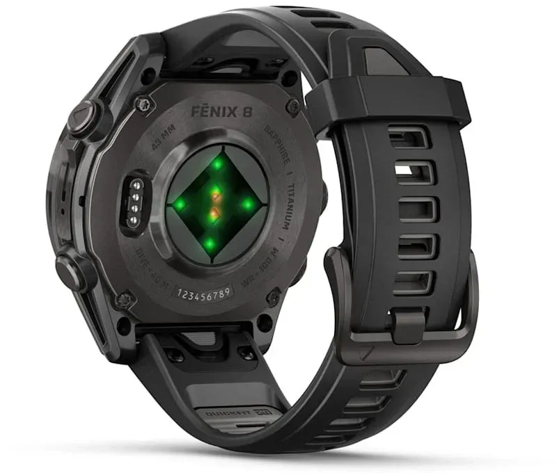Смарт-часы Garmin Fenix 8 43мм 1.3 AMOLED корп.черный рем.черный разм.брасл.:108-182мм 010-02903-21 - фото 4