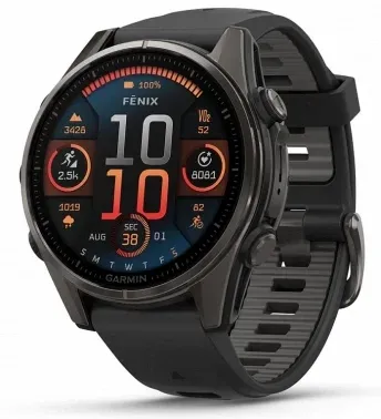 Смарт-часы Garmin Fenix 8 43мм 1.3 AMOLED корп.черный рем.черный разм.брасл.:108-182мм 010-02903-21 - фото 5