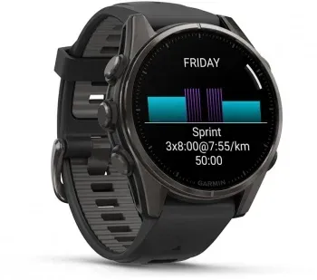 Смарт-часы Garmin Fenix 8 43мм 1.3 AMOLED корп.черный рем.черный разм.брасл.:108-182мм 010-02903-21 - фото 7