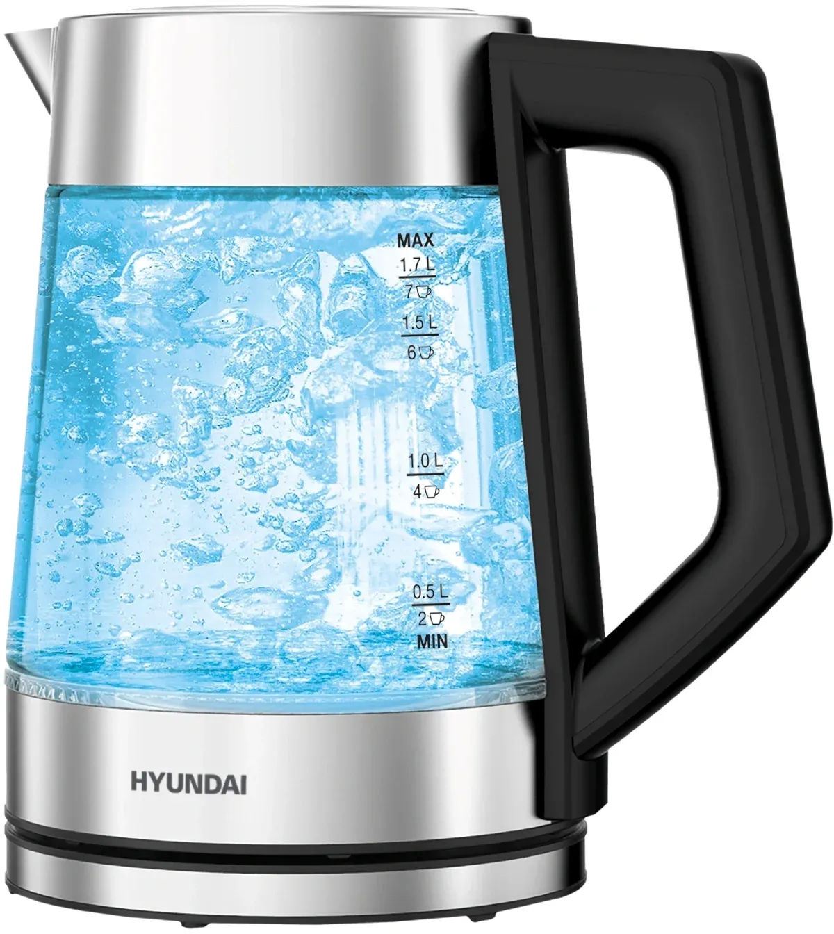 Чайники HYUNDAI HYK-G4402 черный - фото 3