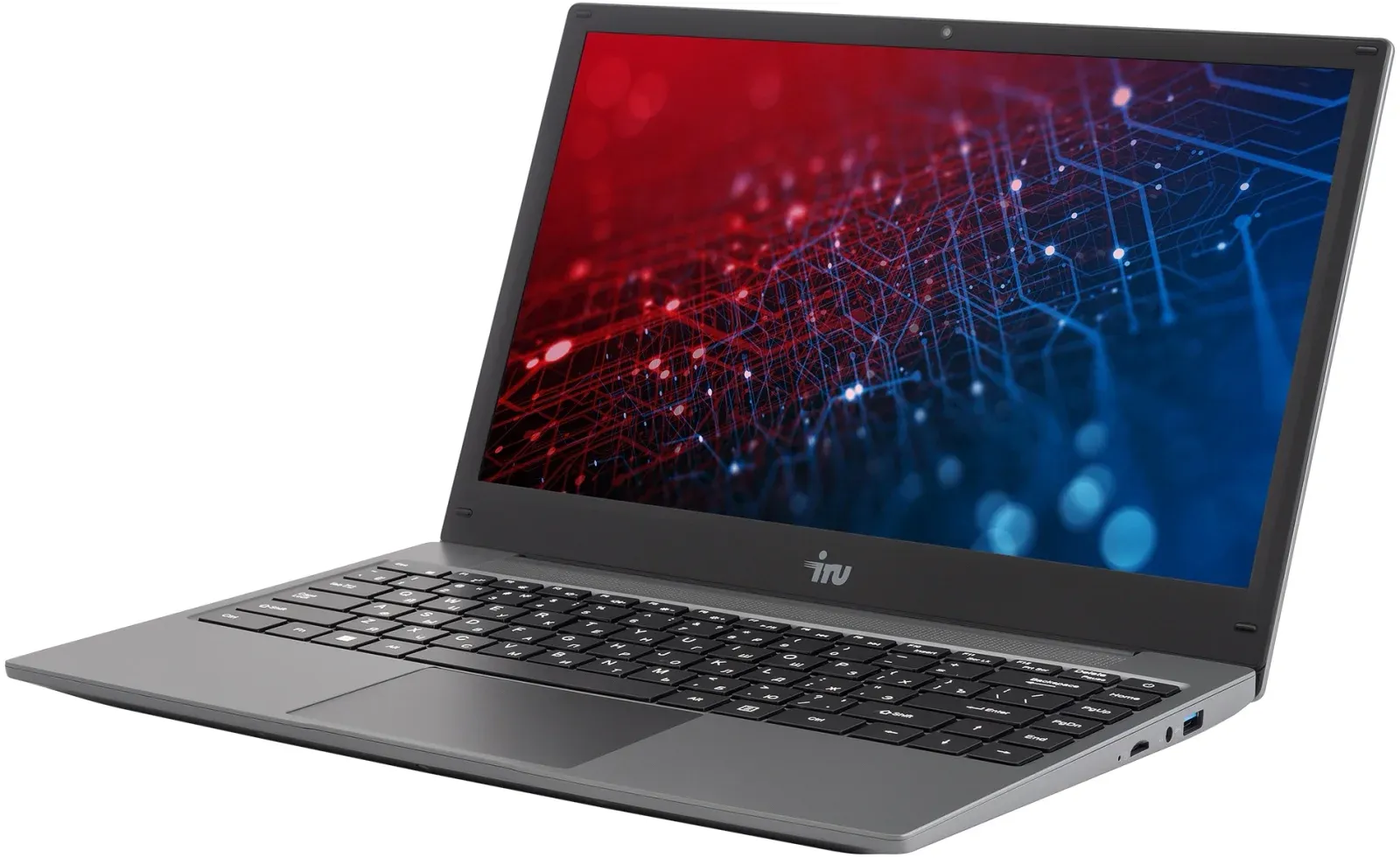 Ноутбук IRU Tactio 14RLH Ryzen 3 3200U 8Gb SSD512Gb AMD Radeon Vega 3 14 IPS FHD 1920x1080 FreeDOS grey WiFi BT Cam 4000mAh 2058880 - фото 5