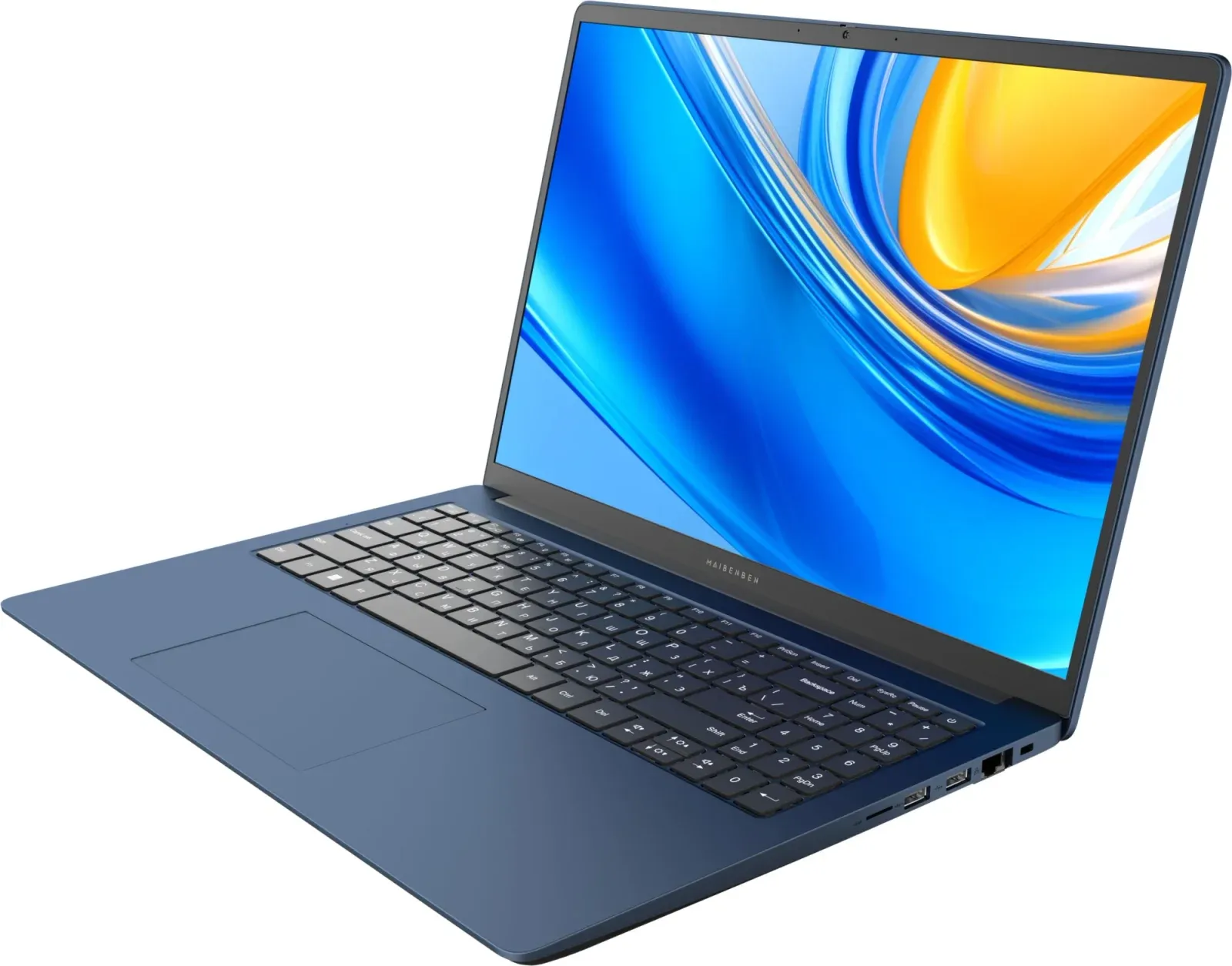 Ноутбук Maibenben M657 Ryzen 7 5825U 16Gb SSD1Tb AMD Radeon Graphics 16 IPS FHD+ 1920x1200 Linux blue WiFi BT Cam 4000mAh M6571SG0LURE3 - фото 4