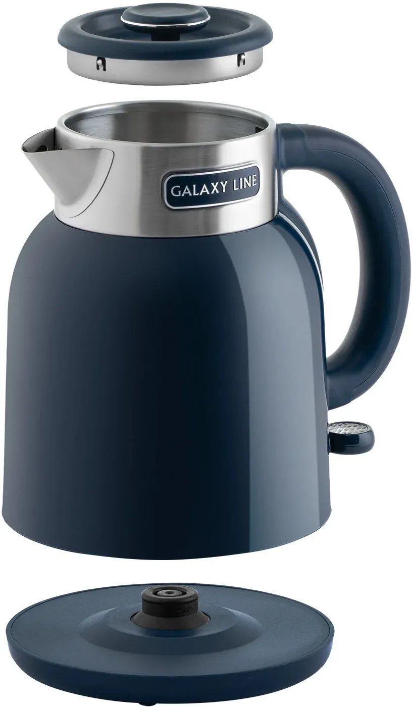 Чайник электрический Galaxy Line GL 0363 1.5л. 1800Вт синий корпус: нерж.сталь/пластик 7010103635 - фото 3