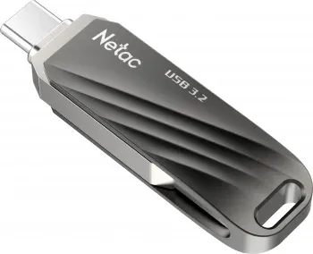 Флеш Диск Netac 32GB US11 NT03US11C-032G-32BK USB3.2 черный/серебристый, 32 ГБ - фото 5