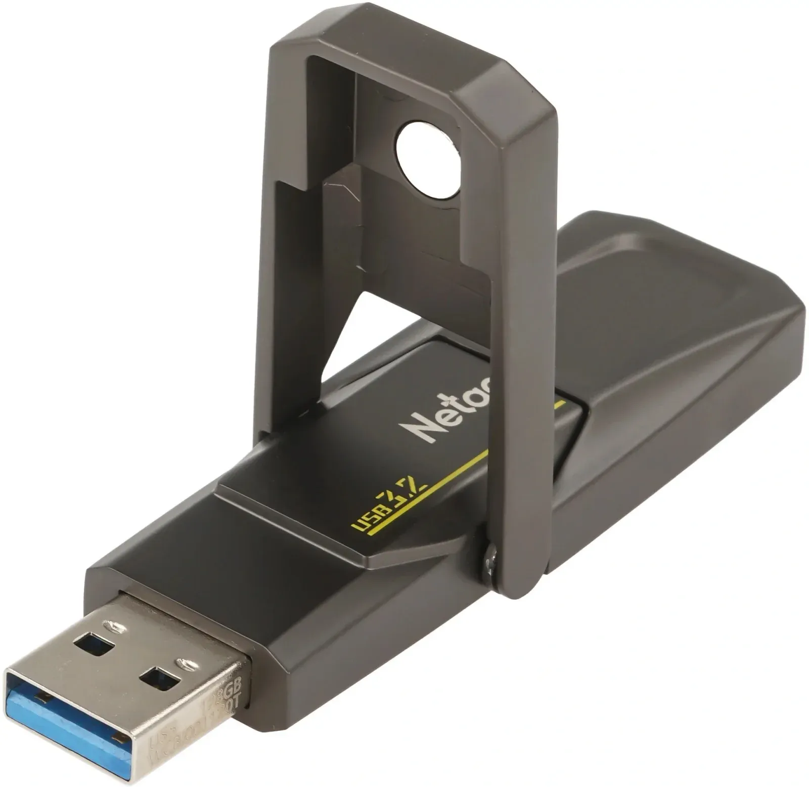 Флеш Диск Netac 128GB US5 NT03US5C-128G-32TA USB3.2 серый, 128 ГБ - фото 3