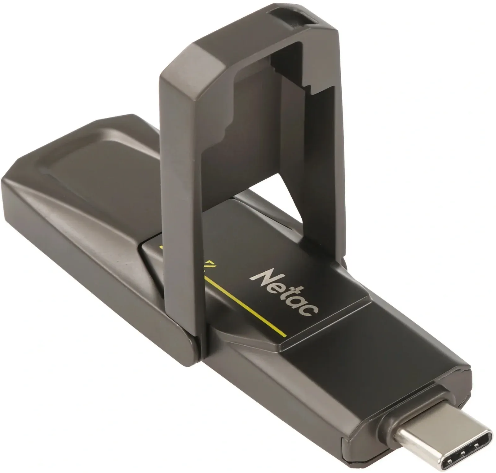 Флеш Диск Netac 128GB US5 NT03US5C-128G-32TA USB3.2 серый, 128 ГБ - фото 4
