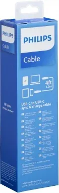 Кабель Philips DLC8601 USB Type-C m-USB Type-C m 1.2м черный коробка упак.:1шт - фото 8