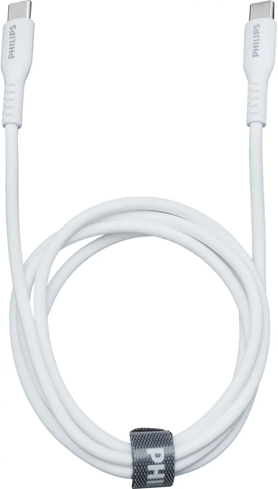 Кабель Philips DLC8601 USB Type-C m-USB Type-C m 1.2м белый коробка упак.:1шт - фото 2