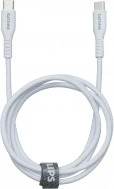 Кабель Philips DLC8701 USB Type-C m-USB Type-C m 1.2м белый коробка упак.:1шт - фото 6