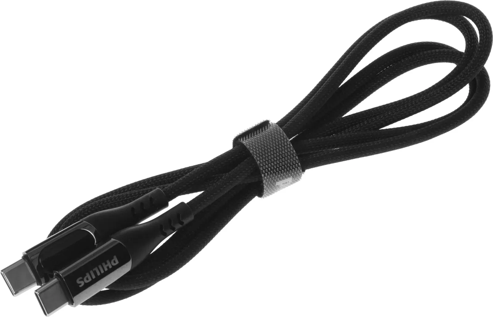 Кабель Philips DLC9060 USB Type-C m-USB Type-C m 1.2м черный коробка упак.:1шт - фото 2