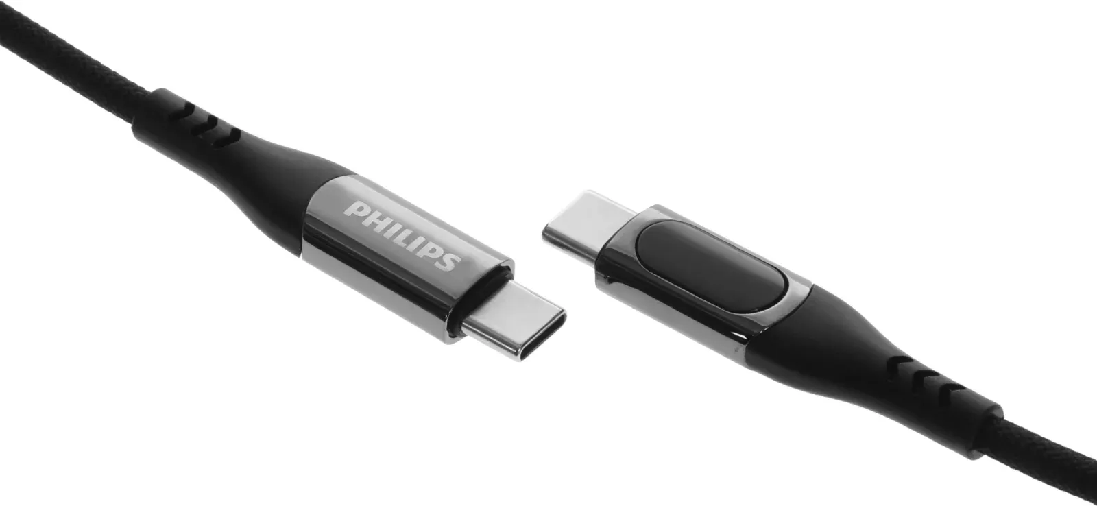 Кабель Philips DLC9060 USB Type-C m-USB Type-C m 1.2м черный коробка упак.:1шт - фото 4