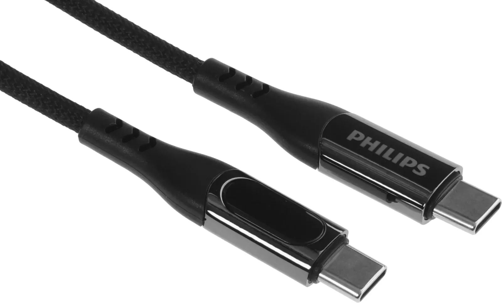 Кабель Philips DLC9060 USB Type-C m-USB Type-C m 1.2м черный коробка упак.:1шт - фото 5