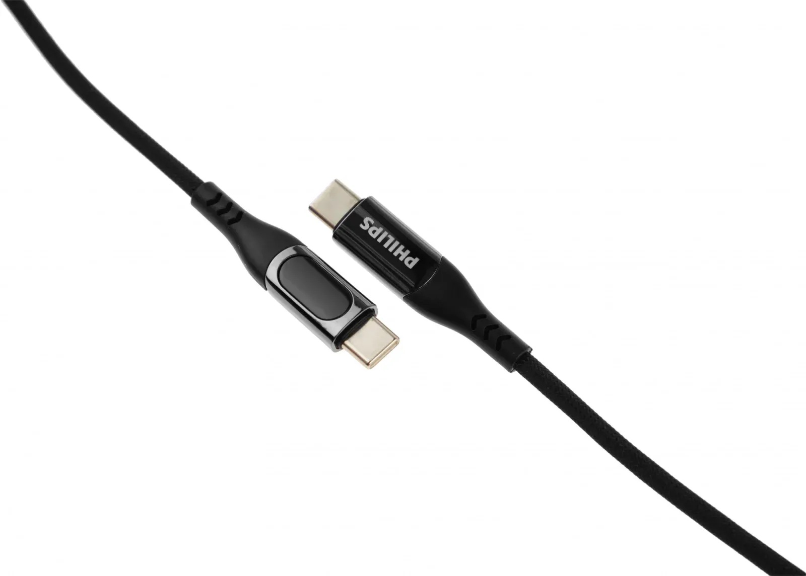 Кабель Philips DLC9100 USB Type-C m-USB Type-C m 1.2м черный коробка упак.:1шт - фото 2