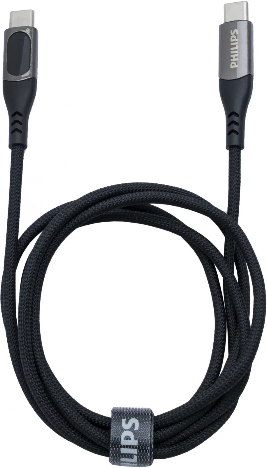 Кабель Philips DLC9100 USB Type-C m-USB Type-C m 1.2м черный коробка упак.:1шт - фото 5