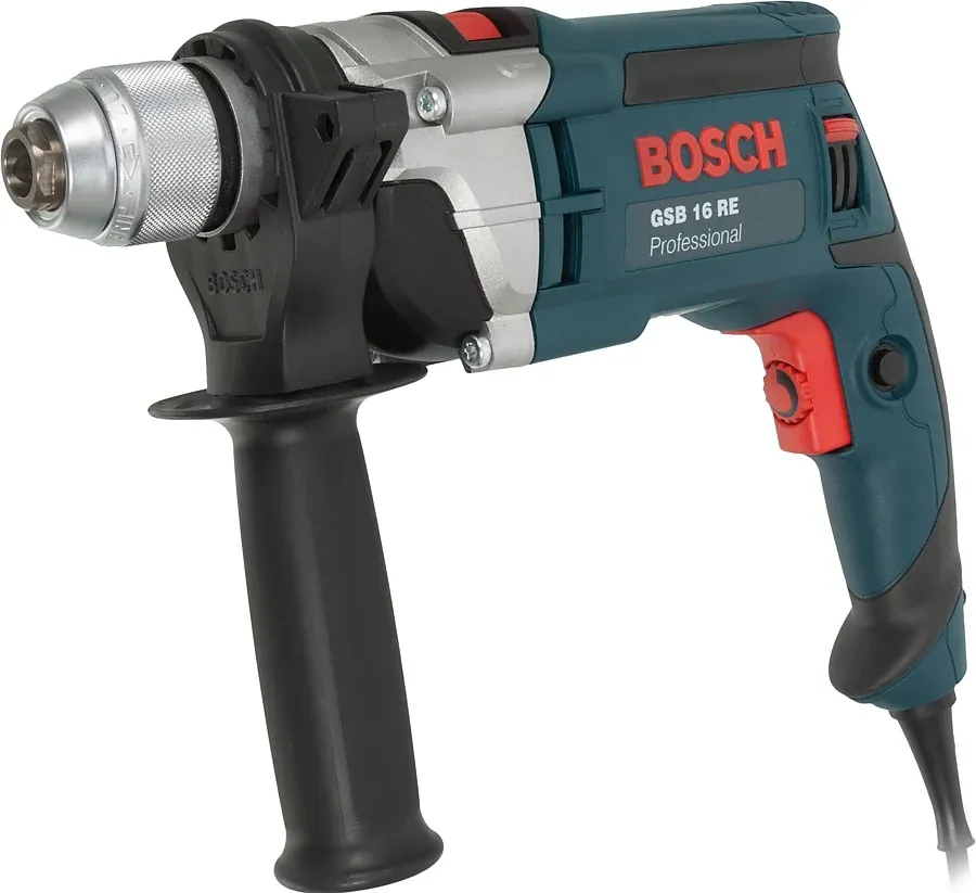 Дрель ударная Bosch GSB 16 RE Professional 750Вт патрон:быстрозажимной реверс кейс в комплекте 060114E500 - фото 1