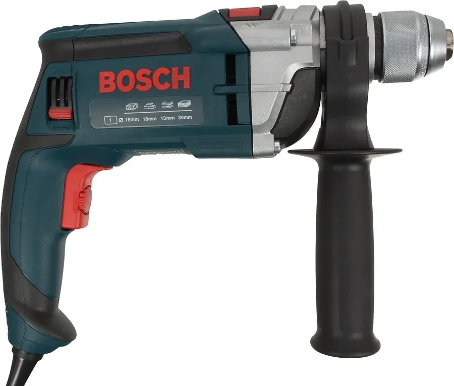 Дрель ударная Bosch GSB 16 RE Professional 750Вт патрон:быстрозажимной реверс кейс в комплекте 060114E500 - фото 3