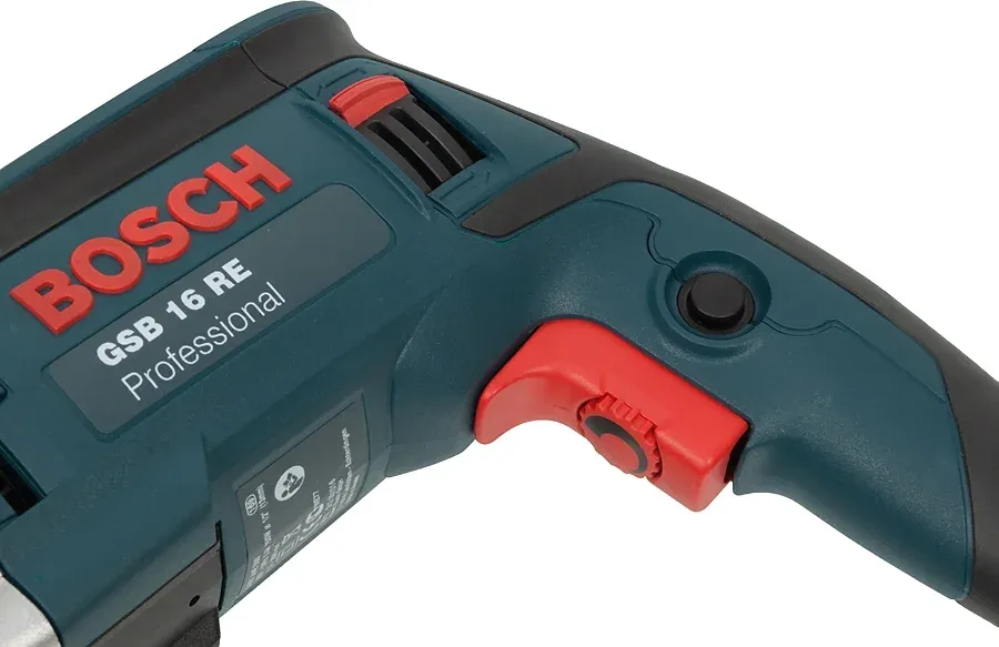 Дрель ударная Bosch GSB 16 RE Professional 750Вт патрон:быстрозажимной реверс кейс в комплекте 060114E500 - фото 6