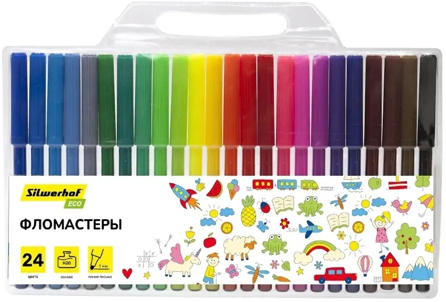 Фломастеры SILWERHOF ECO - фото 3