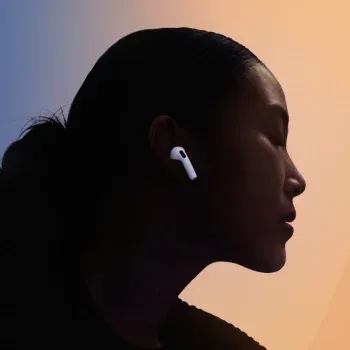 Гарнитура вкладыши Apple AirPods 4 A3050 A3053 A3058 белый беспроводные bluetooth в ушной раковине MXP63LL/A - фото 8