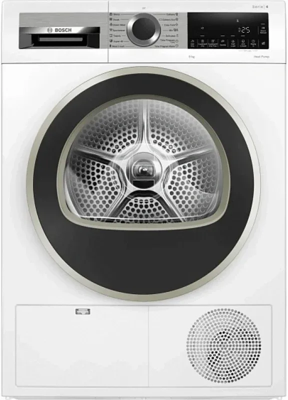 Сушильная машина Bosch WQG1420AME пан.англ. кл.энер.:A++ макс.загр.:9кг белый - фото 1