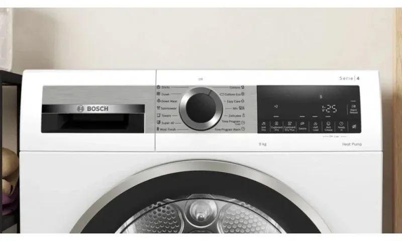 Сушильная машина Bosch WQG1420AME пан.англ. кл.энер.:A++ макс.загр.:9кг белый - фото 5